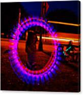 4th Of July - Glow Sticks On A String Canvas Print