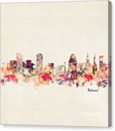 Baltimore Maryland Skyline #5 Canvas Print