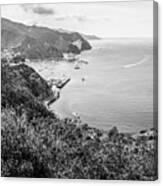 Catalina Island Avalon Bay Black And White Photo #5 Canvas Print