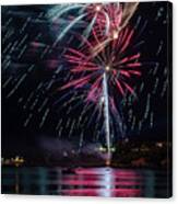 Fireworks Over Portland, Maine #5 Canvas Print
