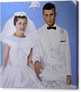 50th Wedding Canvas Print