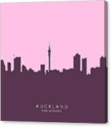 Auckland New Zealand Skyline #6 Canvas Print