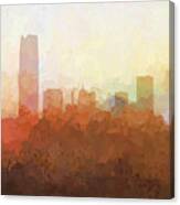 Oklahoma City Oklahoma Skyline #6 Canvas Print
