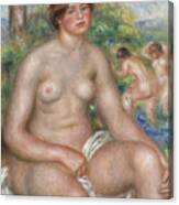 Seated Bather Canvas Print