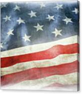 Usa Flag No.124 Canvas Print