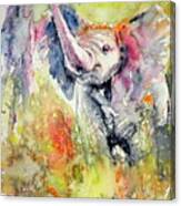 Elephant #7 Canvas Print