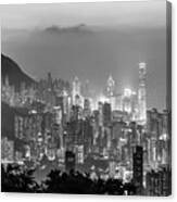 Hong Kong Skyline #7 Canvas Print