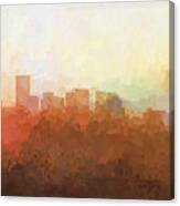 Salem Oregon Skyline #7 Canvas Print