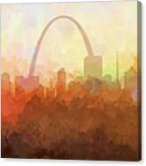 St Louis Missouri Skyline #7 Canvas Print