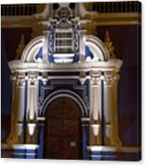 Trjillo Plaza De Armas At Night #7 Canvas Print