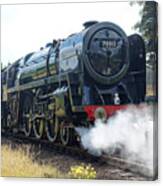 70013 Oliver Cromwell At Loughborough Canvas Print