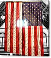 911 Ground Zero Flag Canvas Print