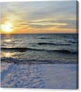 -9c At Sunrise Two Canvas Print