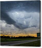9th Storm Chase 2015 020 Canvas Print