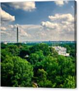 A Beautiful Day In Dc Canvas Print