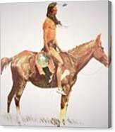 A Cheyenne Brave Canvas Print