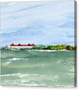 A Clear Day At Cape May Point Canvas Print