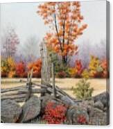 A Day In Autumn Canvas Print
