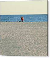 A Fine Day At The Beach Canvas Print