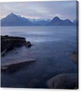 A Gentle Sunset At Elgol Canvas Print