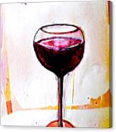 A Glass Of  Vino? 3 Canvas Print