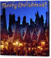 A Hogsmeade Christmas Canvas Print