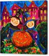 A Merry Halloween Canvas Print