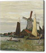 A Mill In Zaandam Canvas Print