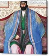 A Portrait Of Farrokh Khan Amin Al-dowleh Canvas Print