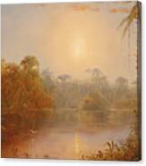 A River In The Tropics Canvas Print