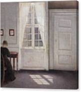 A Room In The Artist's Home In Strandgade Canvas Print