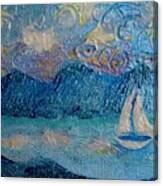 A Sailboat For The Mind #2 Canvas Print