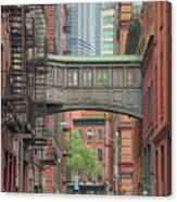 Slate Street Skybridge Canvas Print