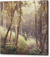 A Woodland Glade Canvas Print