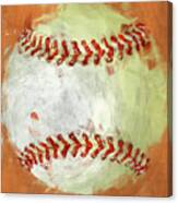 Abstract Baseball Canvas Print