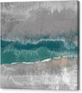 Abstract Beach Landscape- Art By Linda Woods Canvas Print