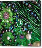 Abstract Beadwork With Pearls Canvas Print