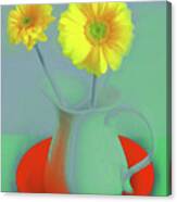 Abstract Floral Art 300 Canvas Print