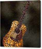 Abstract Guitar Canvas Print