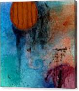 Abstract In Blue And Brown Canvas Print