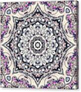 Abstract Octagonal Mandala Canvas Print