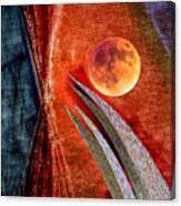 Abstract On Moon Canvas Print
