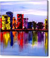 Abstract World Of Portland #3 Canvas Print