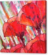 Abstracted Poppies No.2 Canvas Print