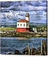 Across From The Coquille River Lighthouse Canvas Print