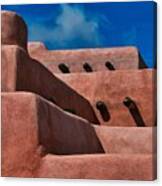 Adobe Roofs Canvas Print