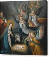Adoration Of The Shepherds Canvas Print