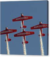 Aeroshell Aerobatic Team Canvas Print