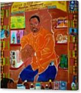 African Queen Market Canvas Print
