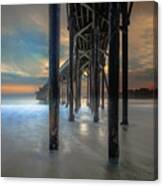 Afterglow At San Simeon Canvas Print